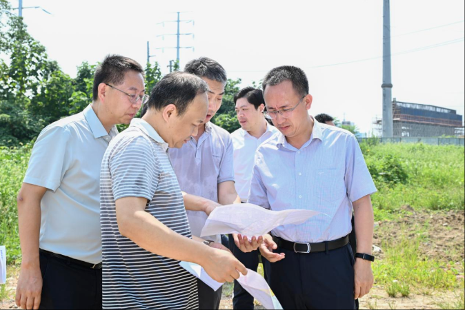 区领导现场督查重大项目建设情况